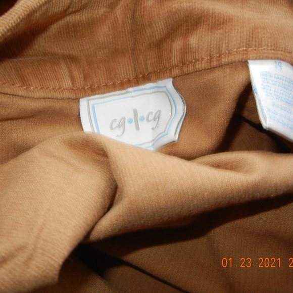 Casual Office Church Date  Corduroy Skirt sz 14 (wsk38) - Picture 2 of 14